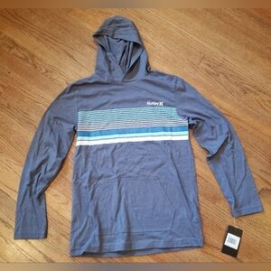 Hurley Hooded Long Sleeve Tshirt Boys Youth Large 12-13 yrs NWT